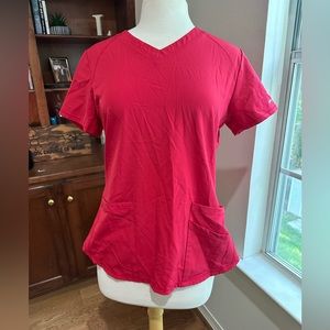 Pink Sketchers Scrub Top